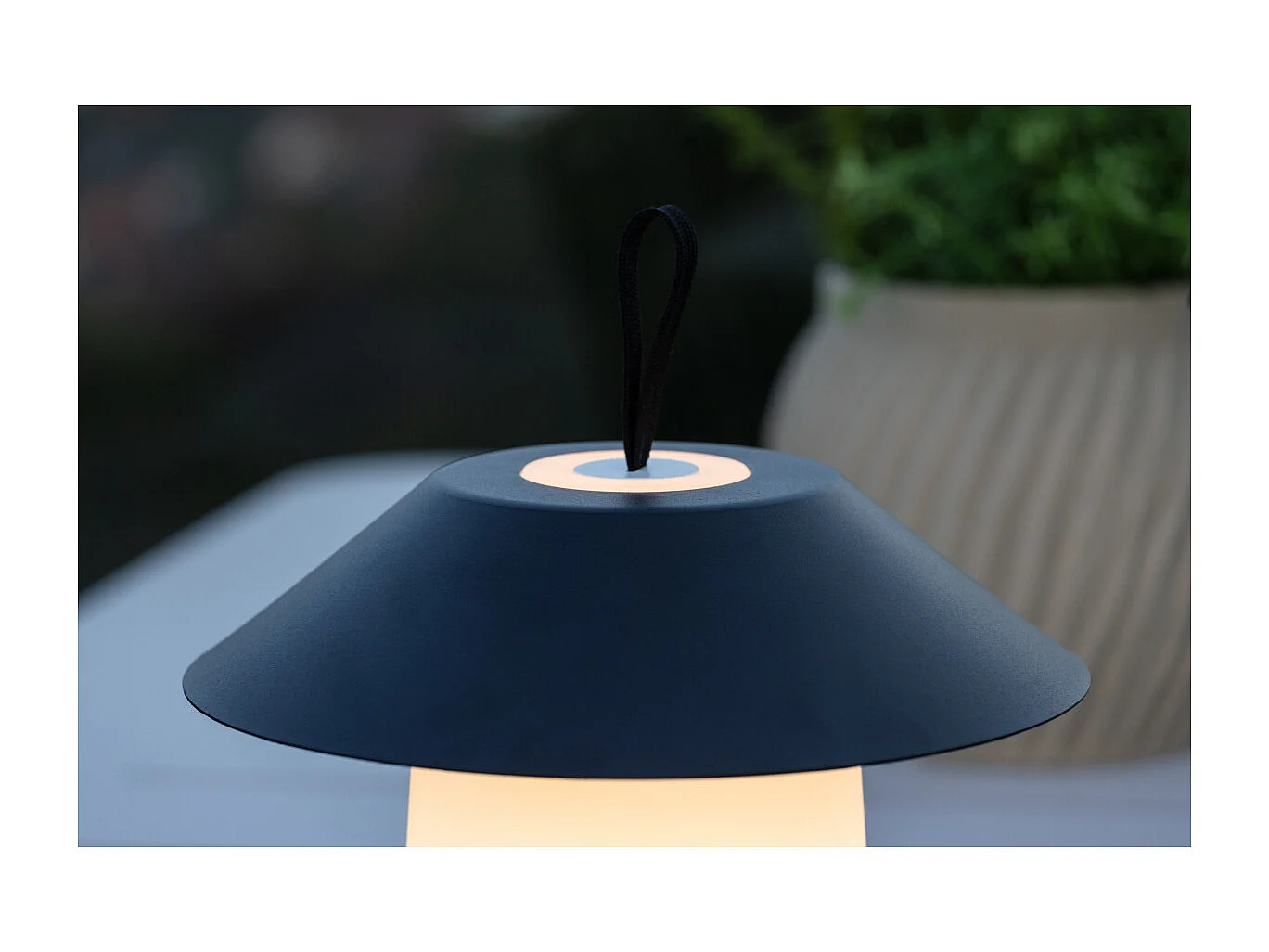 Lampe à Poser d'Extérieur LED "Rubu" 26cm Noir