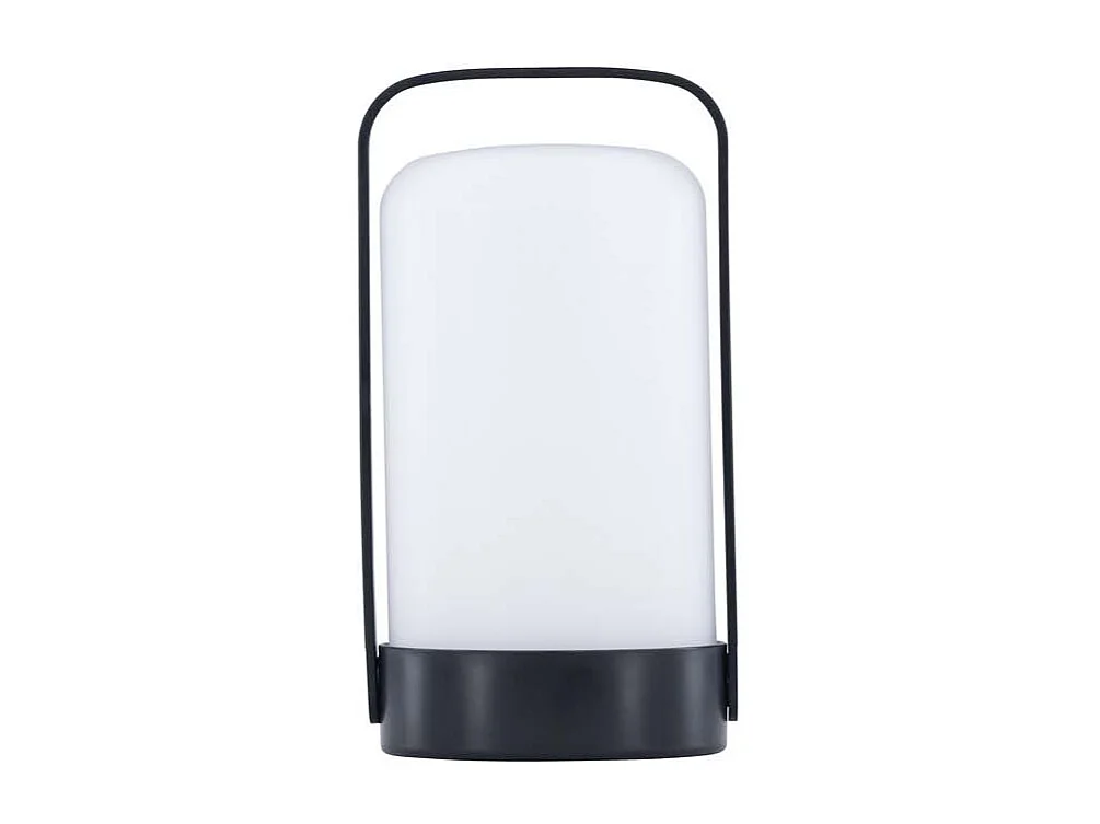Fern lampe de table LED pour l'extérieur noir.