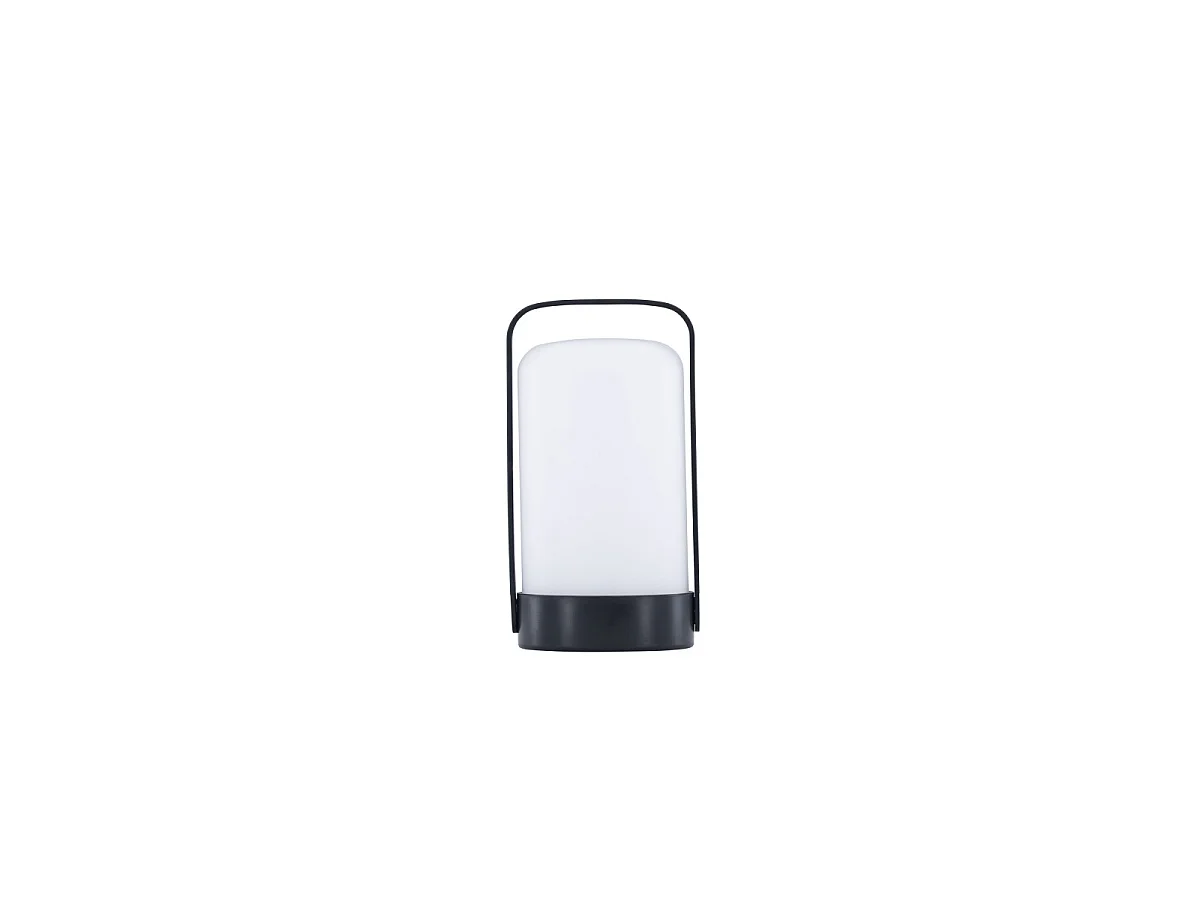 Fern tafellamp LED buiten zwart.