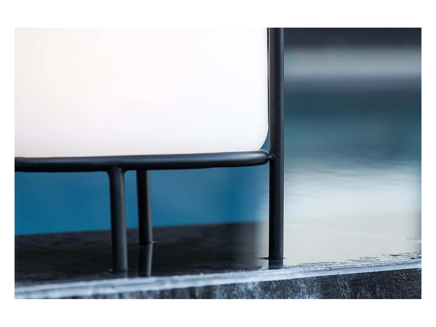 Colie tafellamp LED buiten 26x53x26cm zwart.