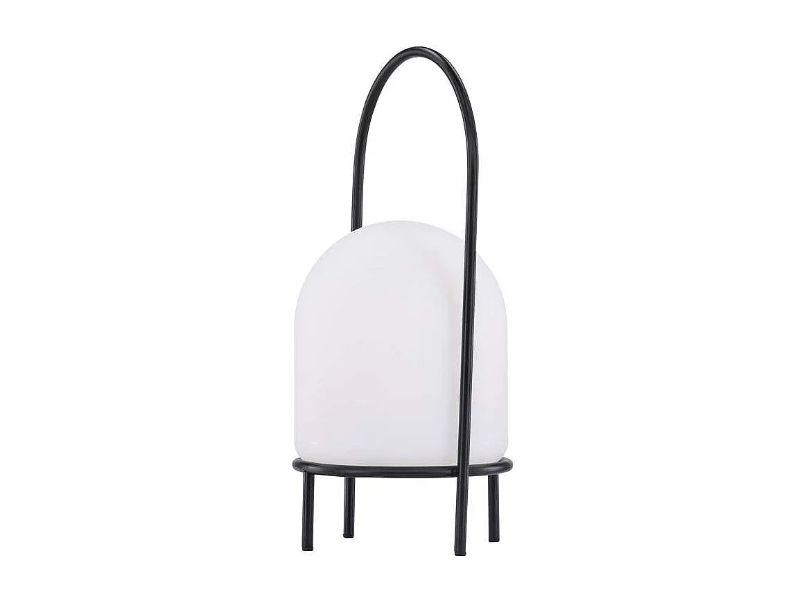 Lampada da tavolo Colie a LED per esterni 26x53x26cm nera.
