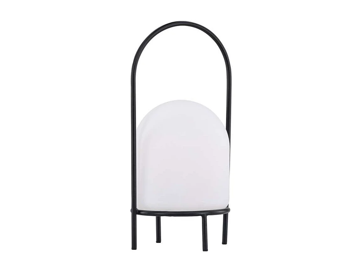 Lampada da tavolo Colie a LED per esterni 26x53x26cm nera.
