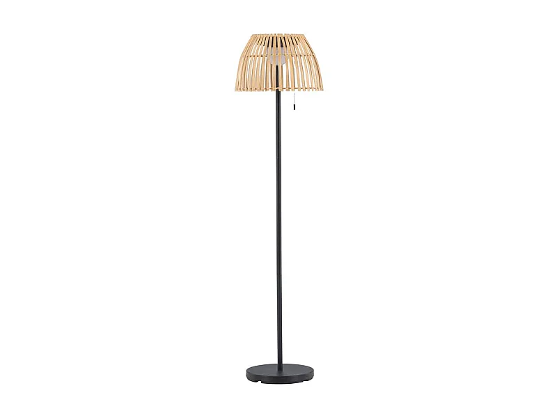 Mabis vloerlamp LED buiten 40x150x40cm bruin.