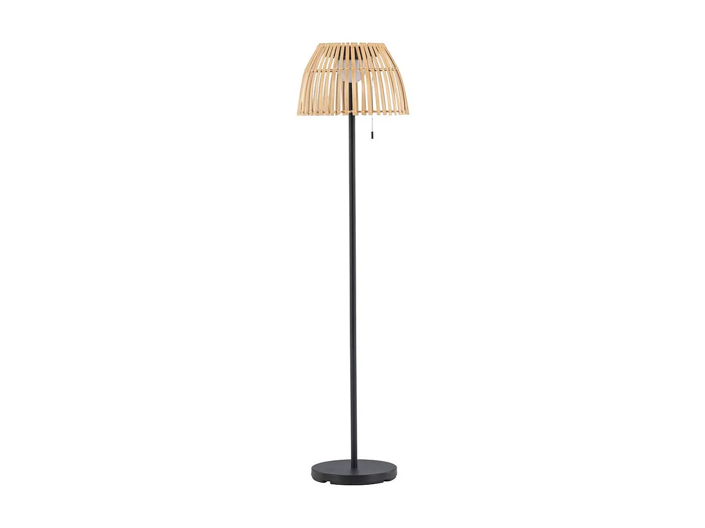 Mabis vloerlamp LED buiten 40x150x40cm bruin.