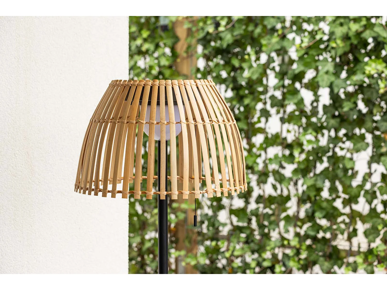 Mabis vloerlamp LED buiten 40x150x40cm bruin.