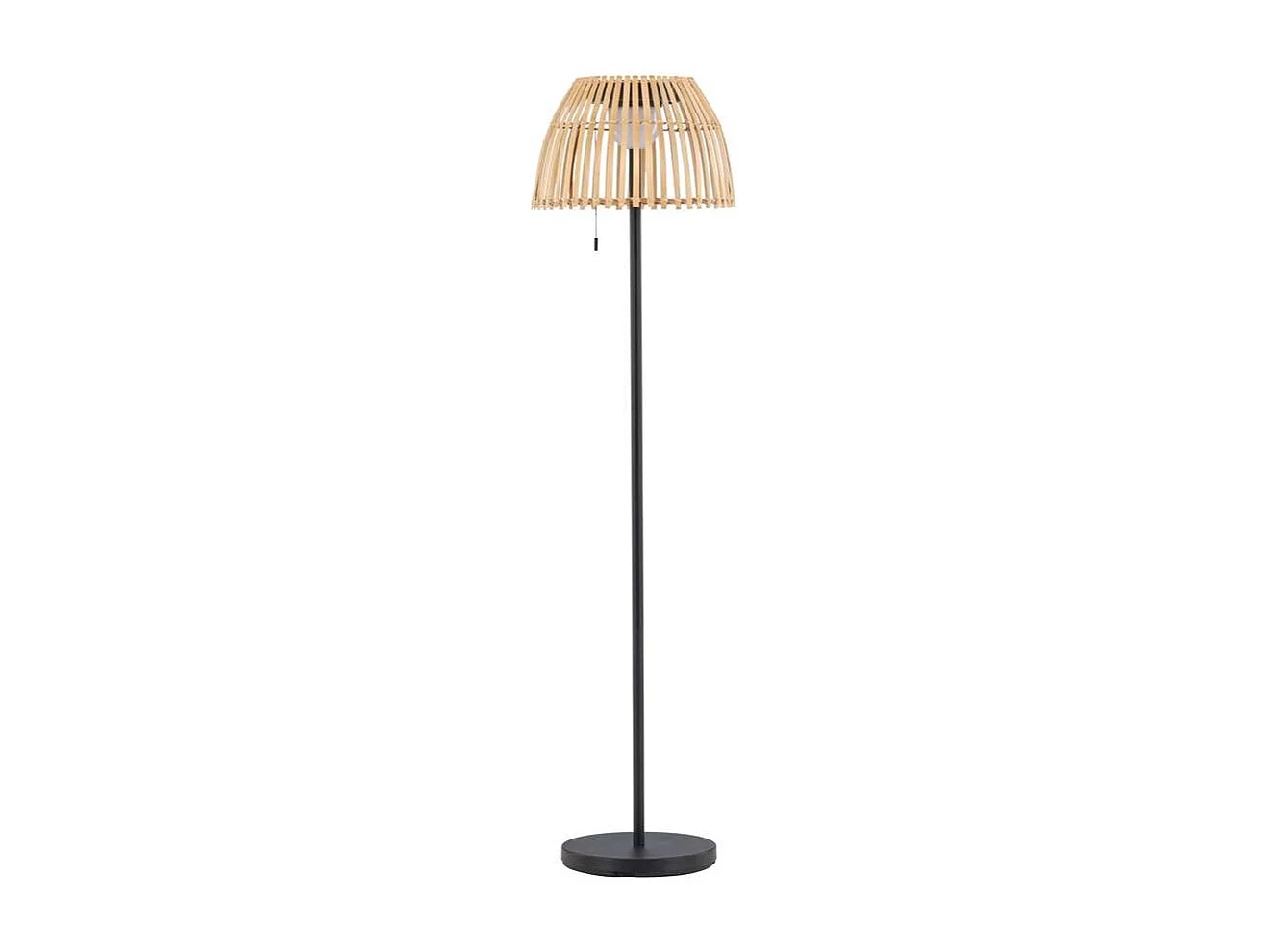 Mabis vloerlamp LED buiten 40x150x40cm bruin.