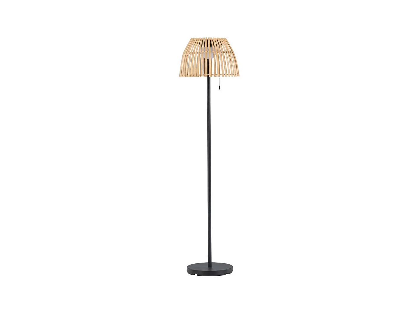 Lampadaire d'Extérieur en Bambou "Mabis" 150cm Naturel
