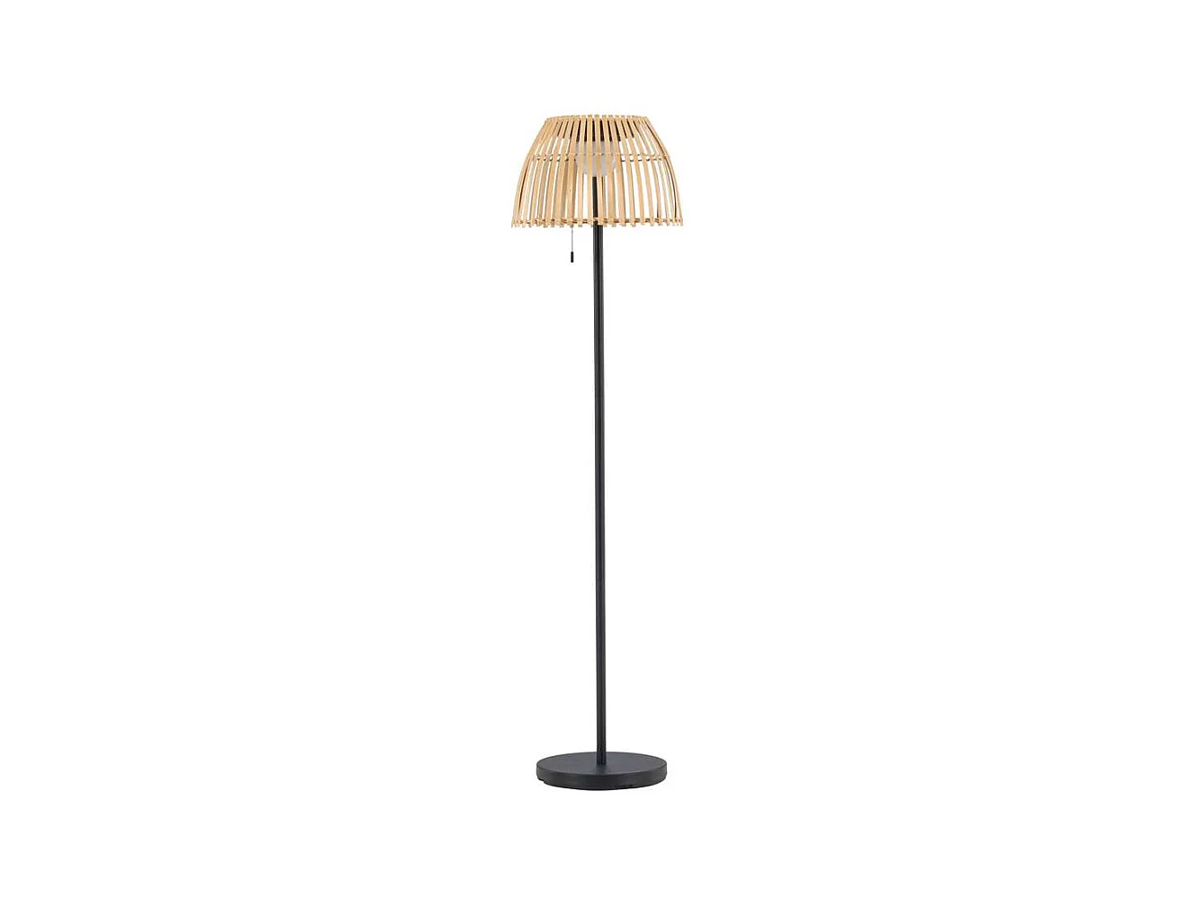 Lampadaire d'Extérieur en Bambou "Mabis" 150cm Naturel