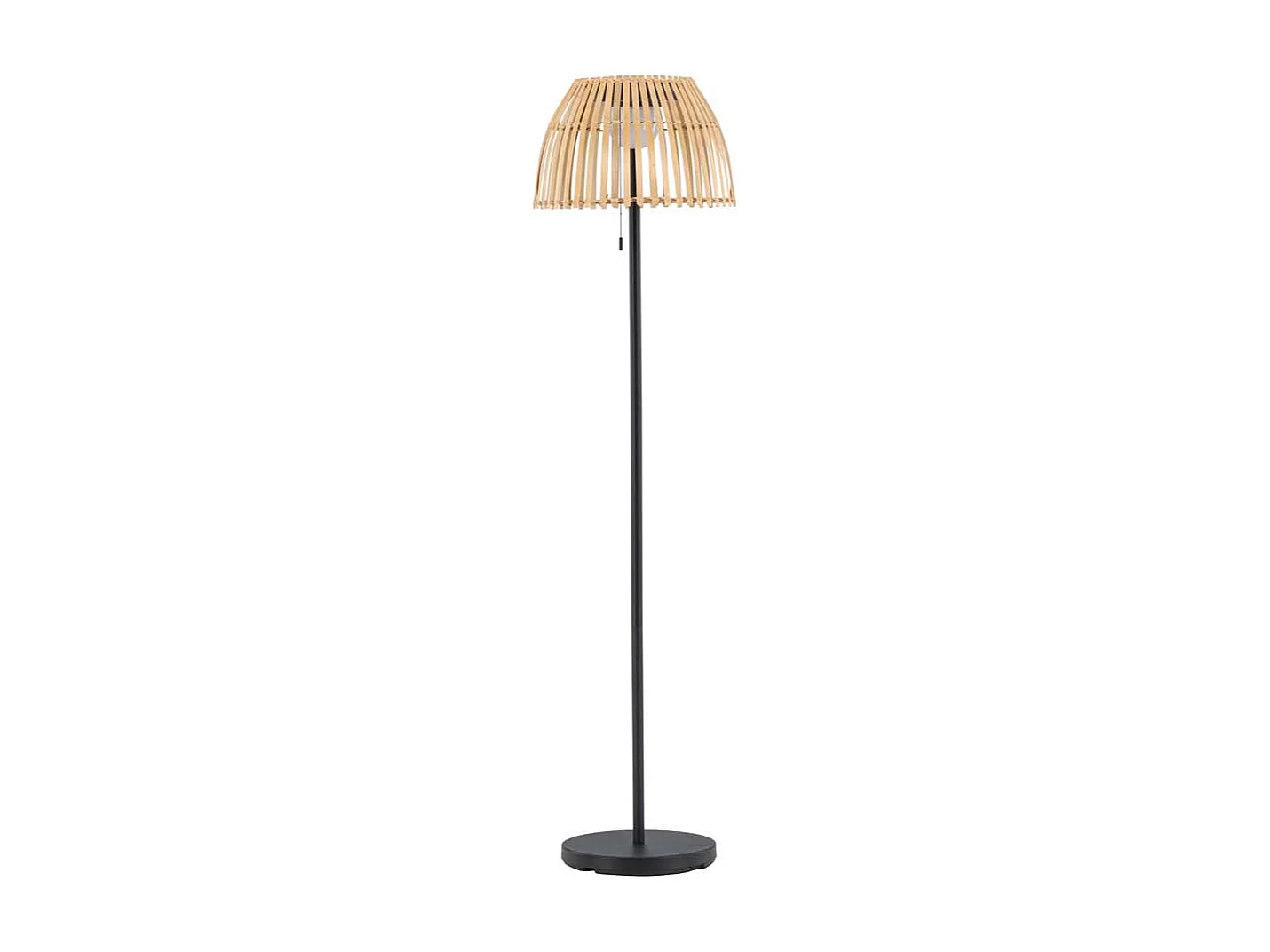 Lampadaire d'Extérieur en Bambou "Mabis" 150cm Naturel