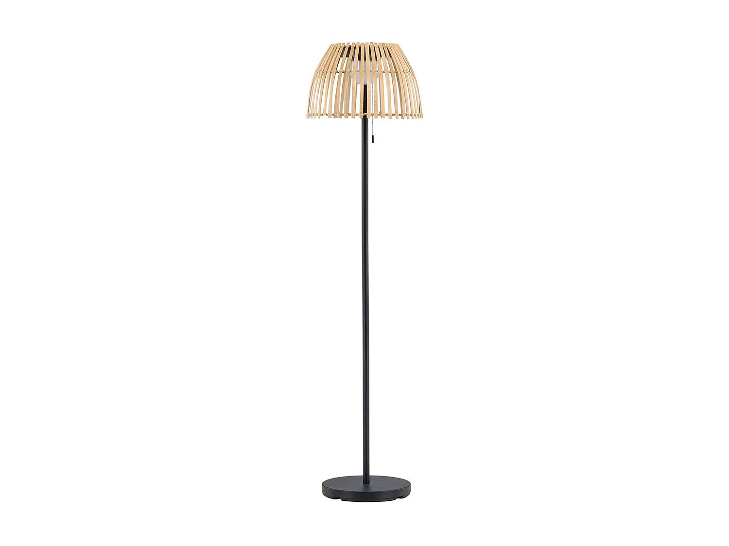Lampadaire d'Extérieur en Bambou "Mabis" 150cm Naturel
