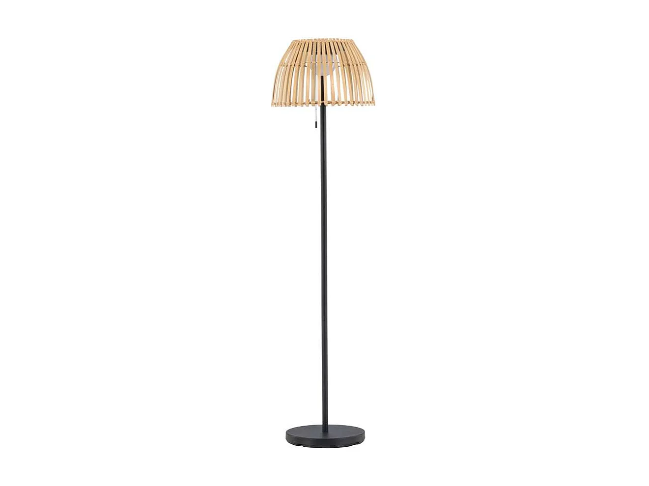 Lampadaire d'Extérieur en Bambou "Mabis" 150cm Naturel