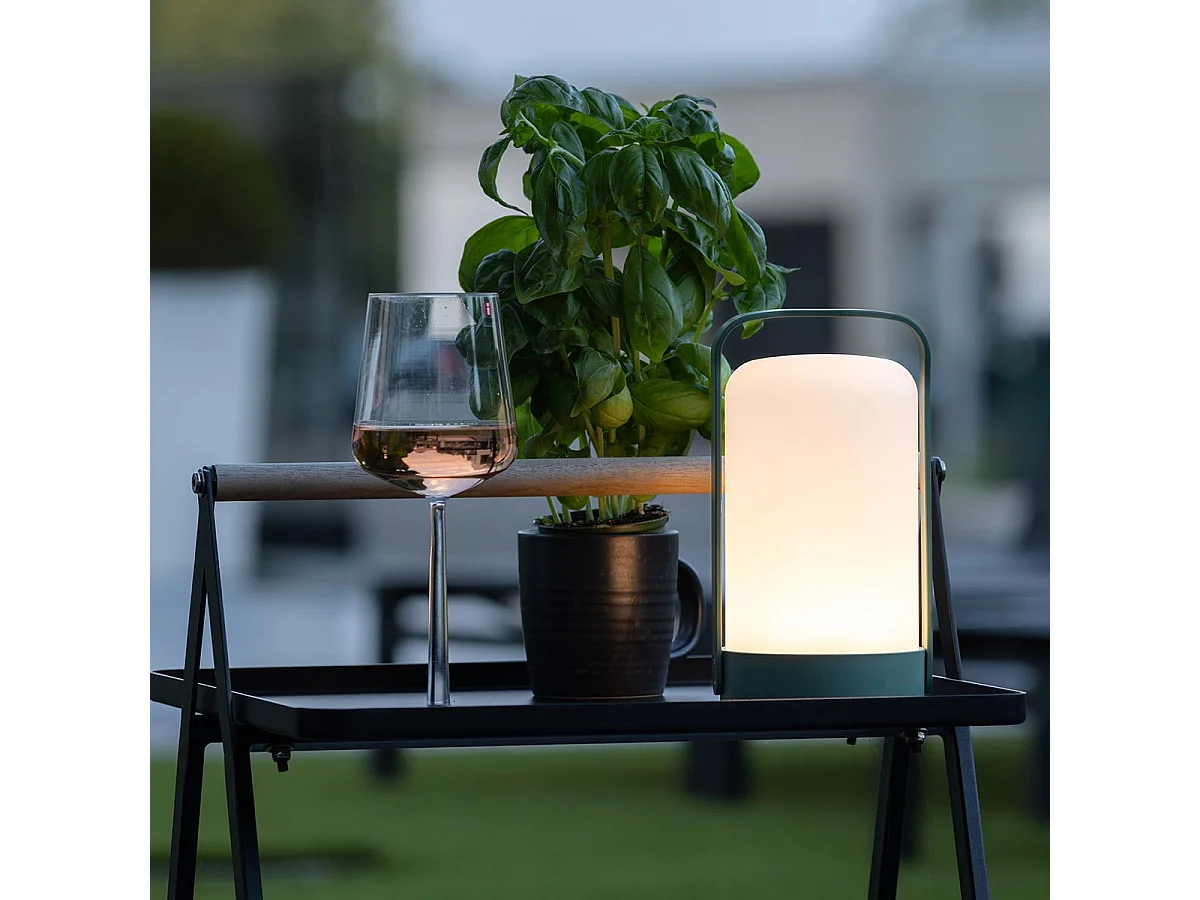 Lampe à Poser d'Extérieur LED "Fern" 22cm Vert