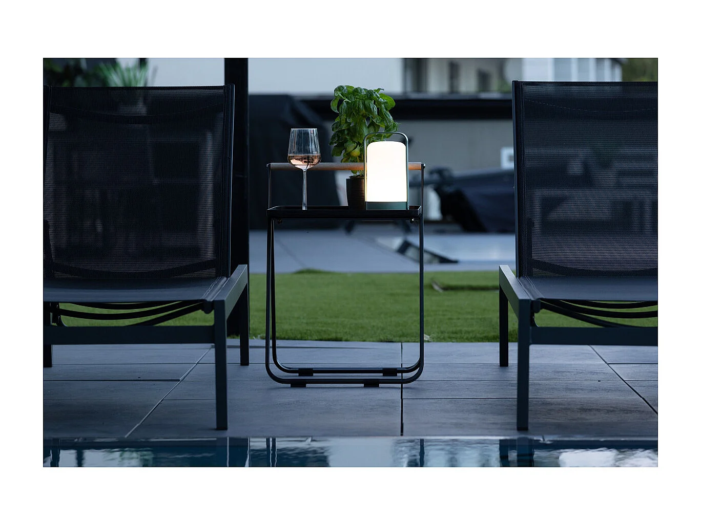 Lampe à Poser d'Extérieur LED "Fern" 22cm Vert