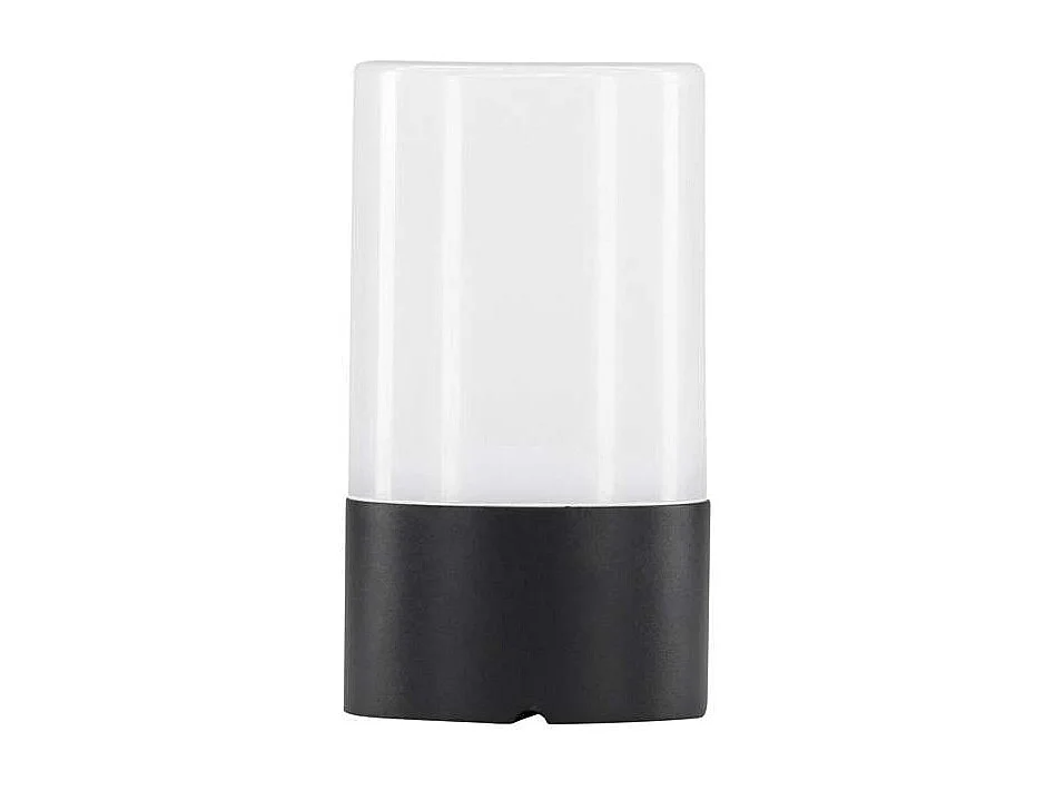 Tubu lampe de table LED pour l'extérieur noir.