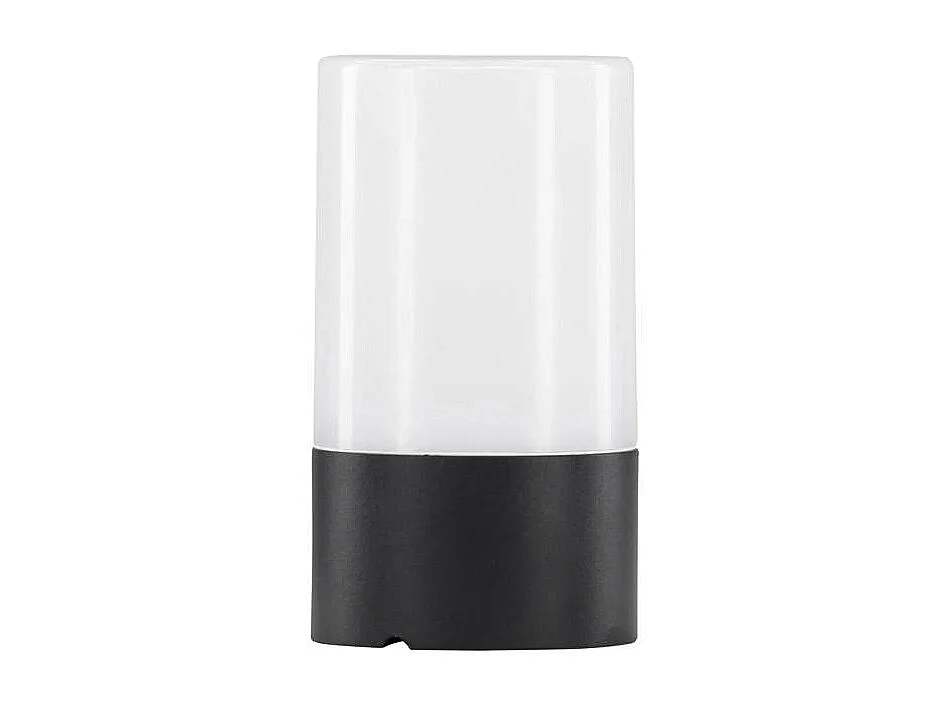 Tubu lampe de table LED pour l'extérieur noir.