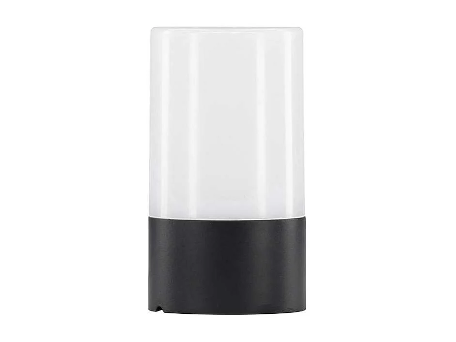 Tubu lampe de table LED pour l'extérieur noir.