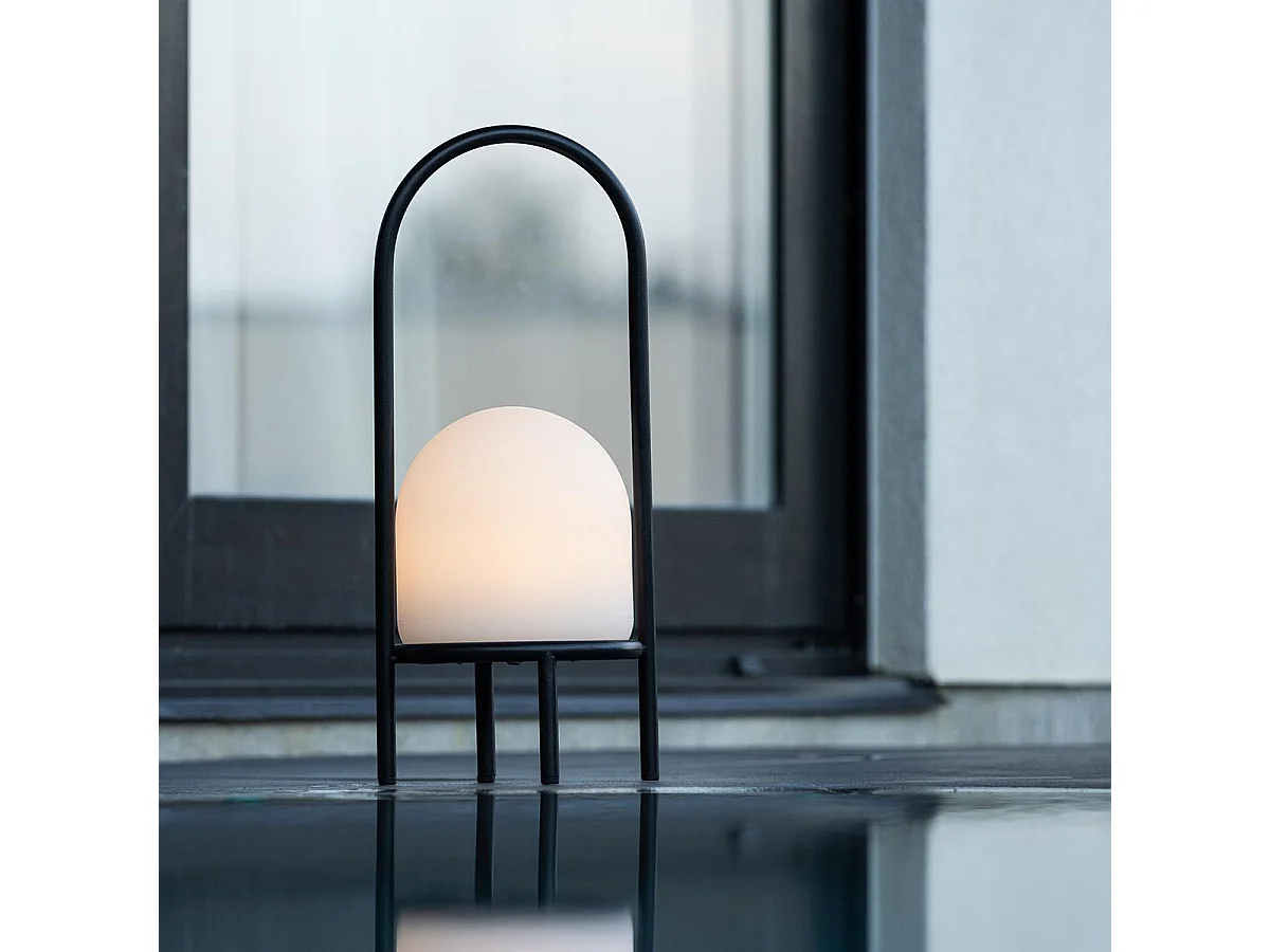 Lampe à Poser d'Extérieur LED "Colie" 43cm Noir