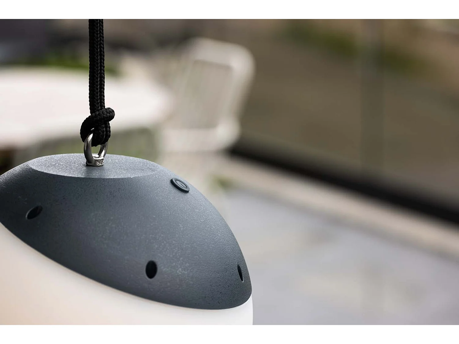 Lampe Suspension d'Extérieur à LED "Doris" 20cm Noir