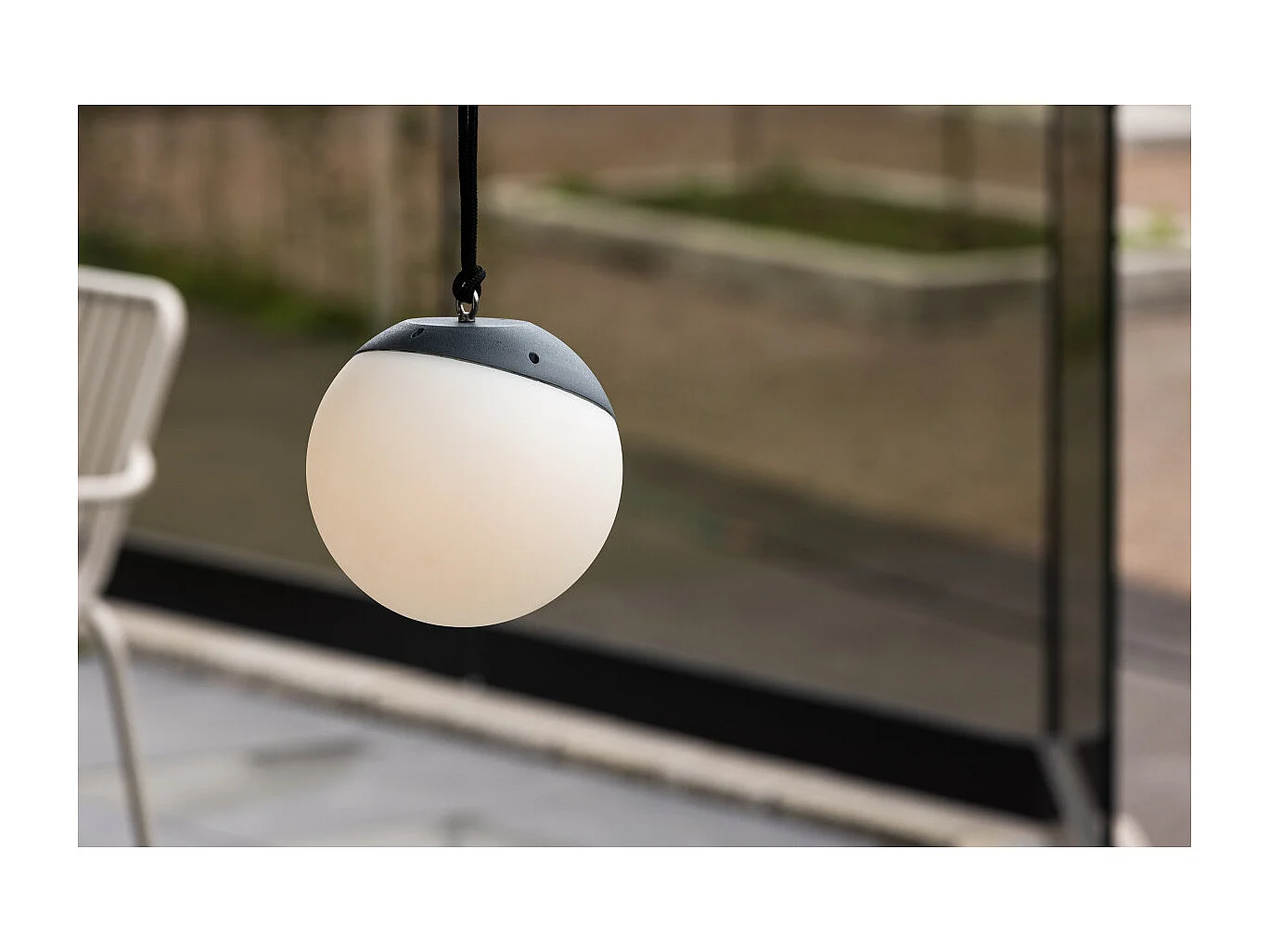 Lampe Suspension d'Extérieur à LED "Doris" 20cm Noir