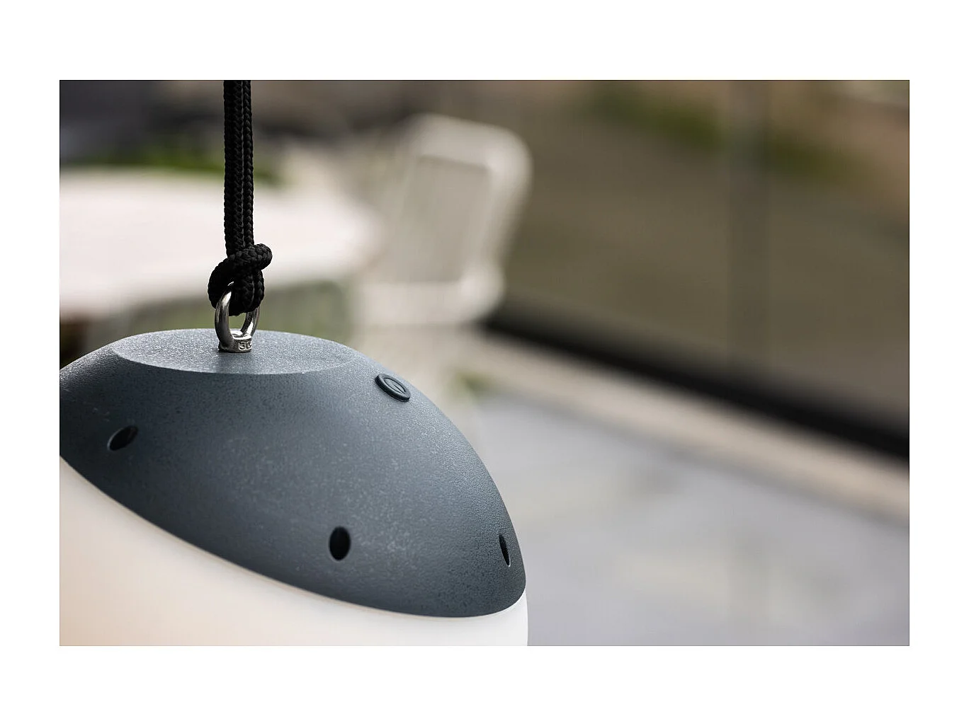 Lampe Suspension d'Extérieur à LED "Doris" 20cm Noir