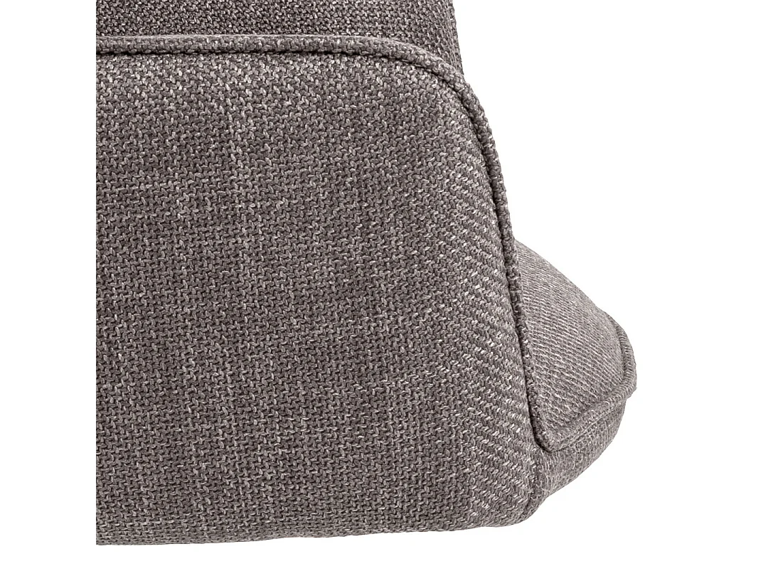 Glenda chaise de salle à manger avec accoudoirs tissu gris clair.