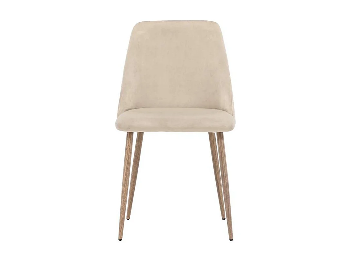 Night chaise de salle à manger marron, noyer décor