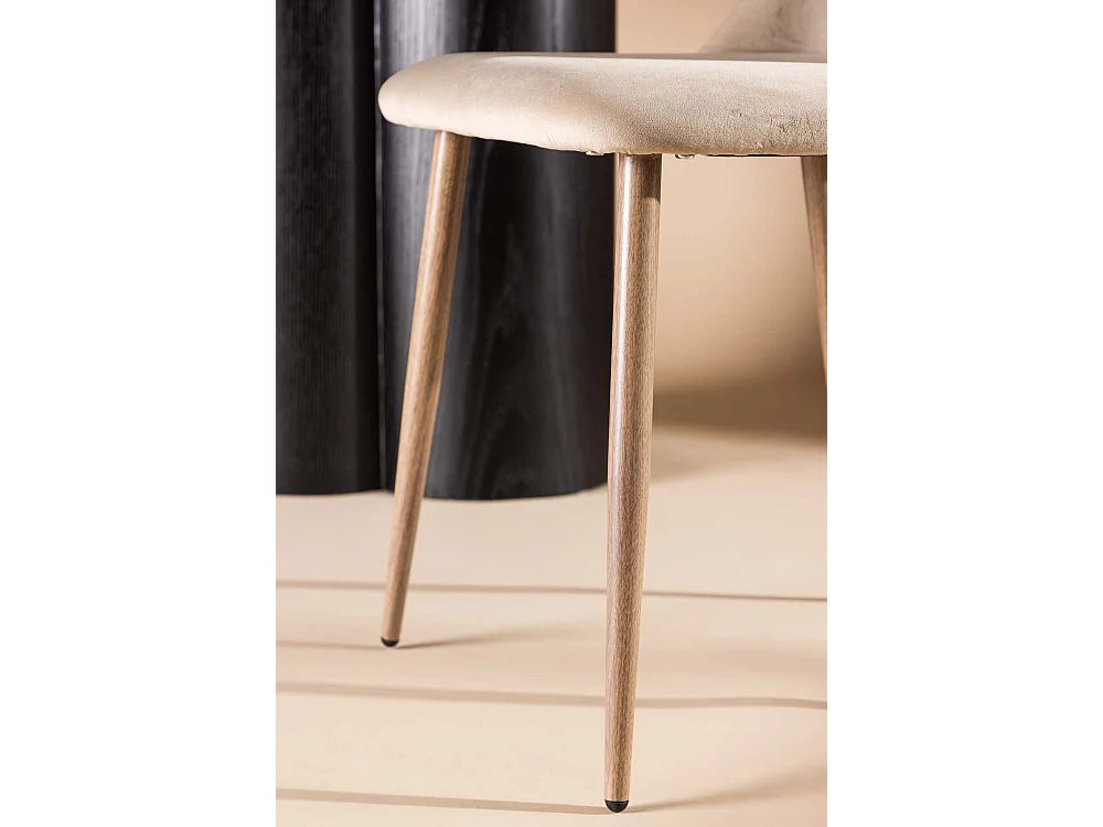 Night chaise de salle à manger marron, noyer décor