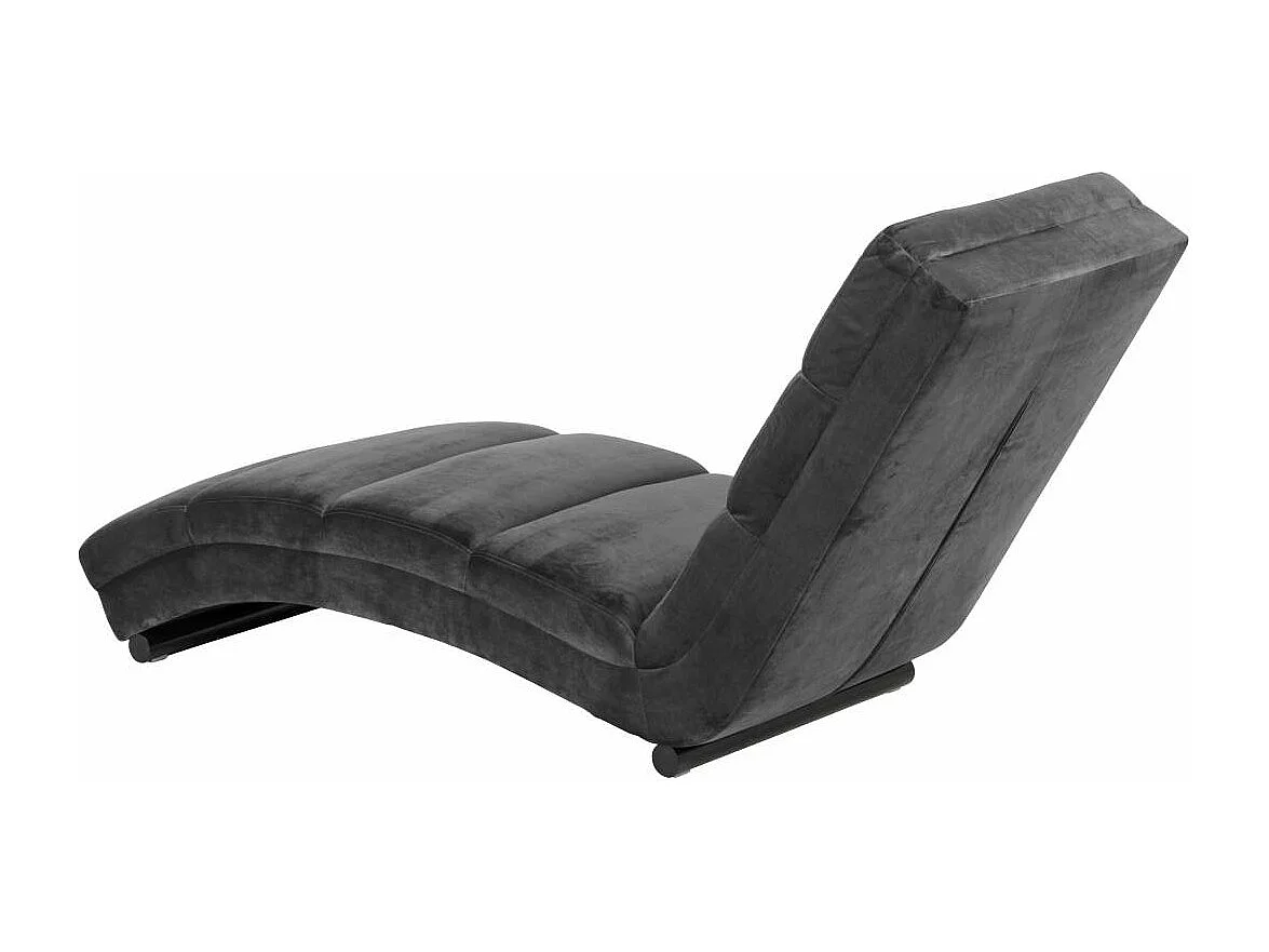 Slinky Chaiselong Velour grau.