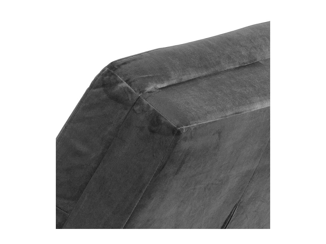 Slinky Chaiselong Velour grau.