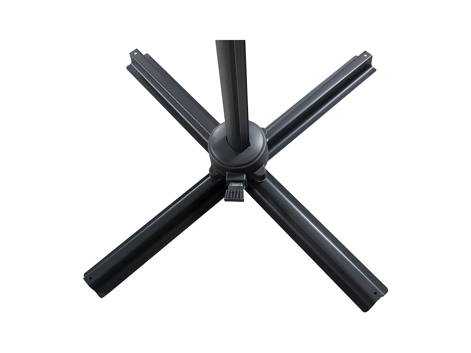 Leeds parasol zwart.