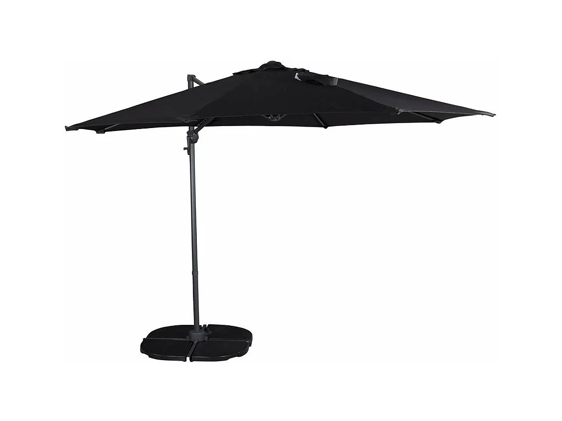 Leeds parasol zwart.
