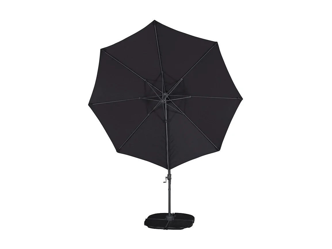 Leeds parasol zwart.