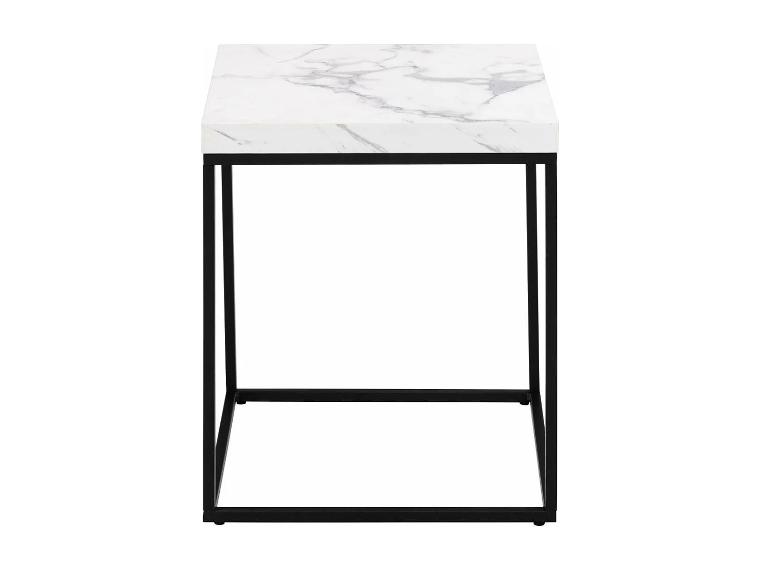 Carossa salontafel 40cm marmer decor wit.