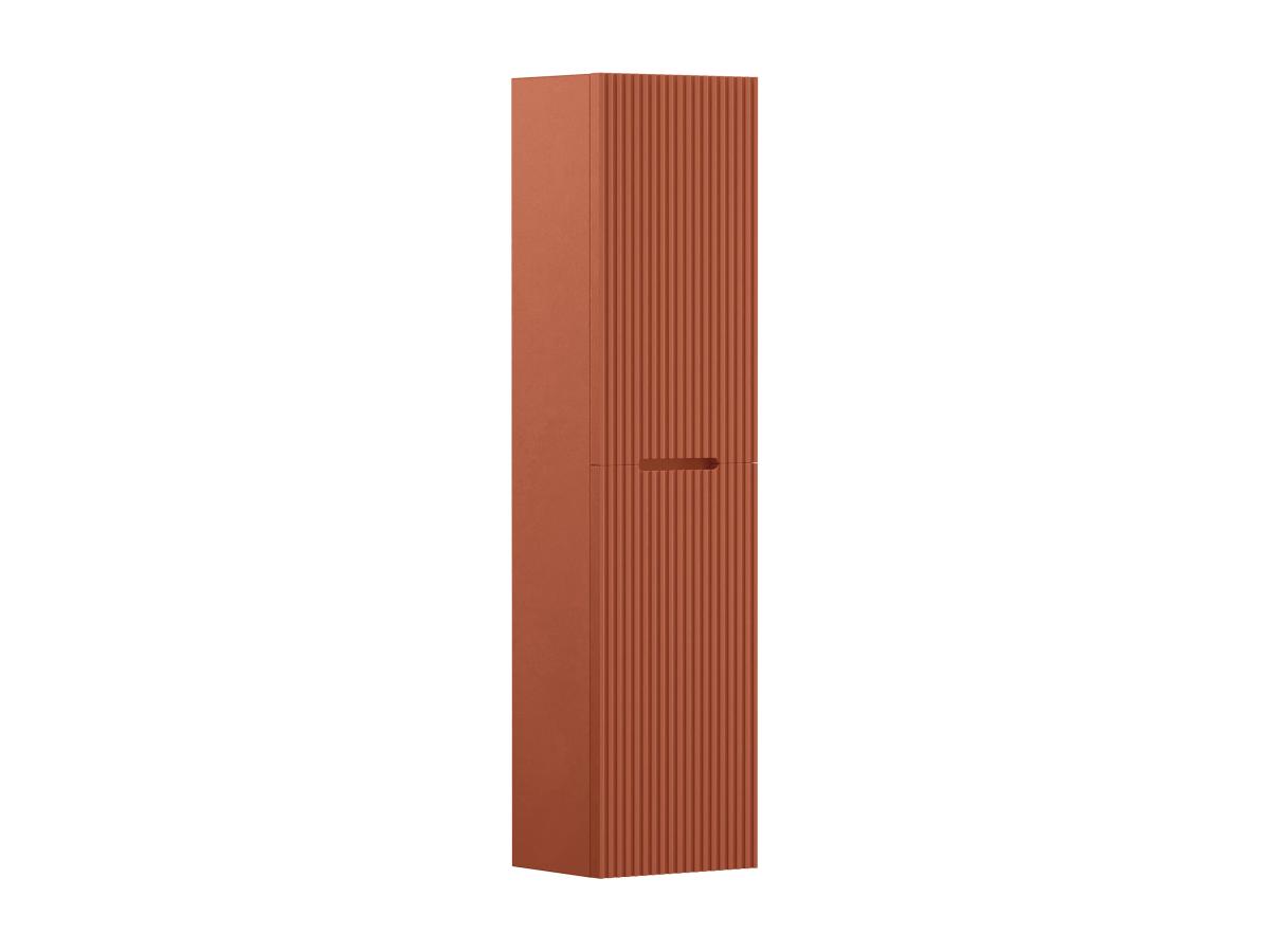 Badhochschrank hängend - 140 cm - Terracotta gerippt - PAVANI günstig online kaufen