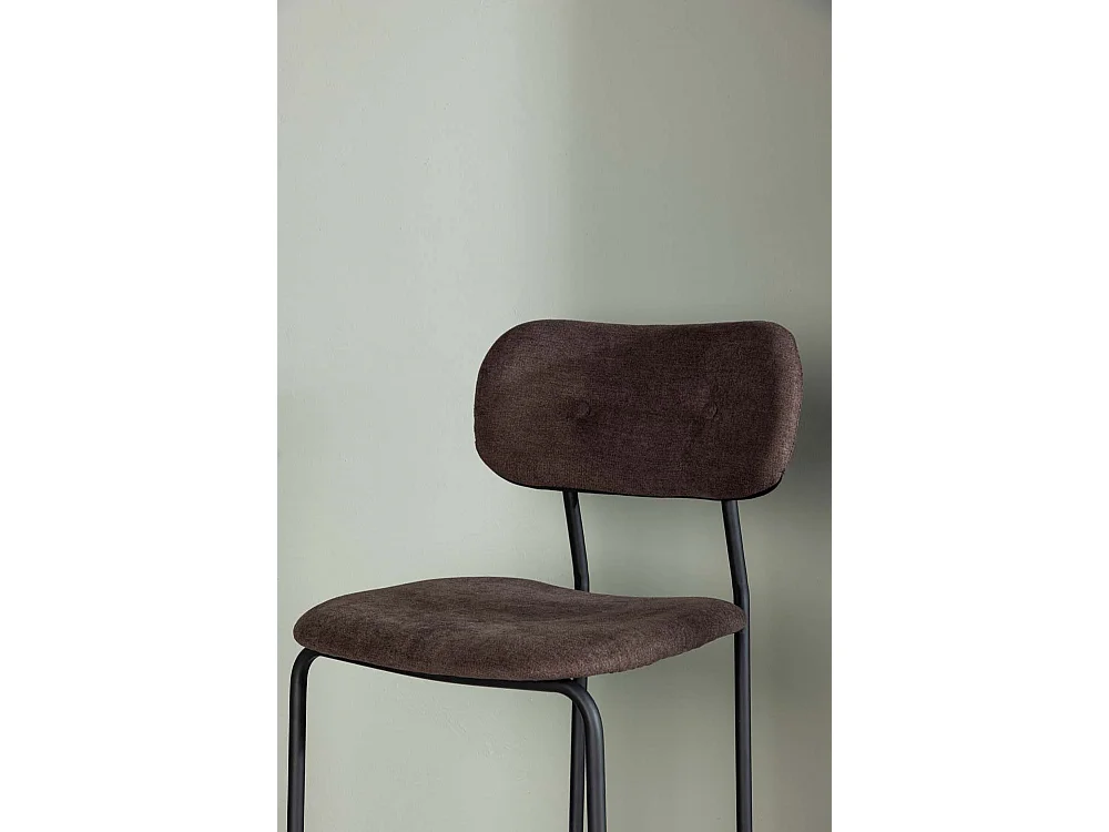 Ralf tabouret de bar marron, noir