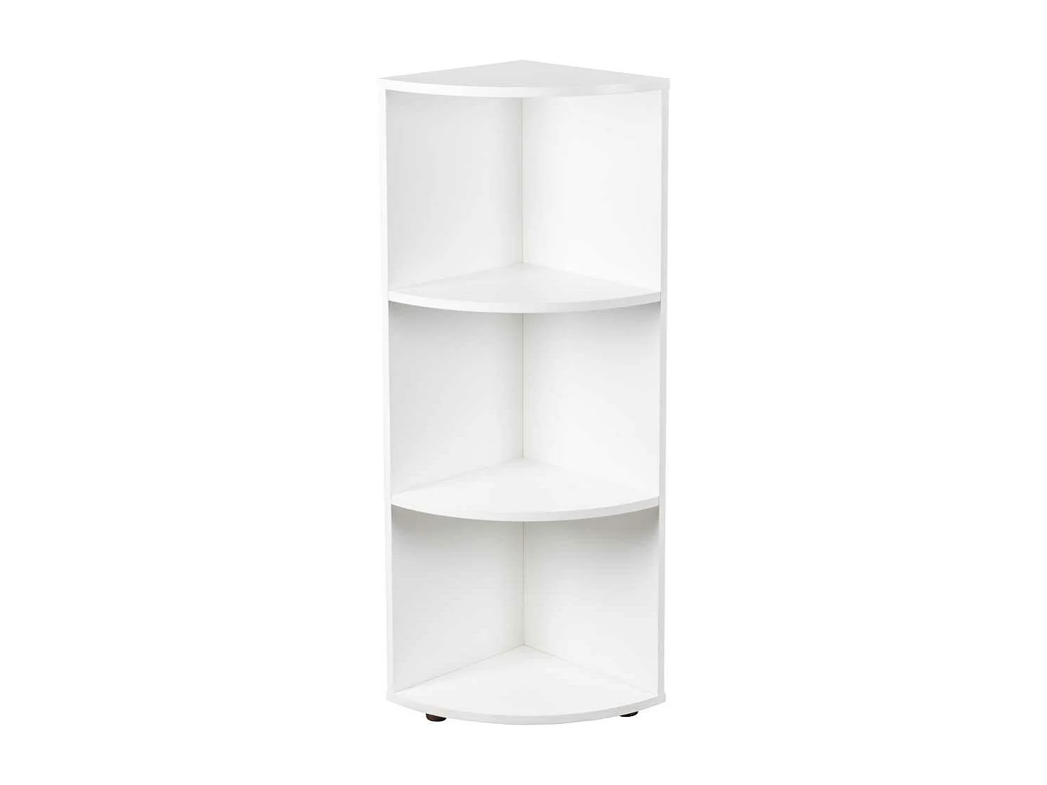Étagère d'Angle 3 Niveaux "Jake" 110cm Blanc