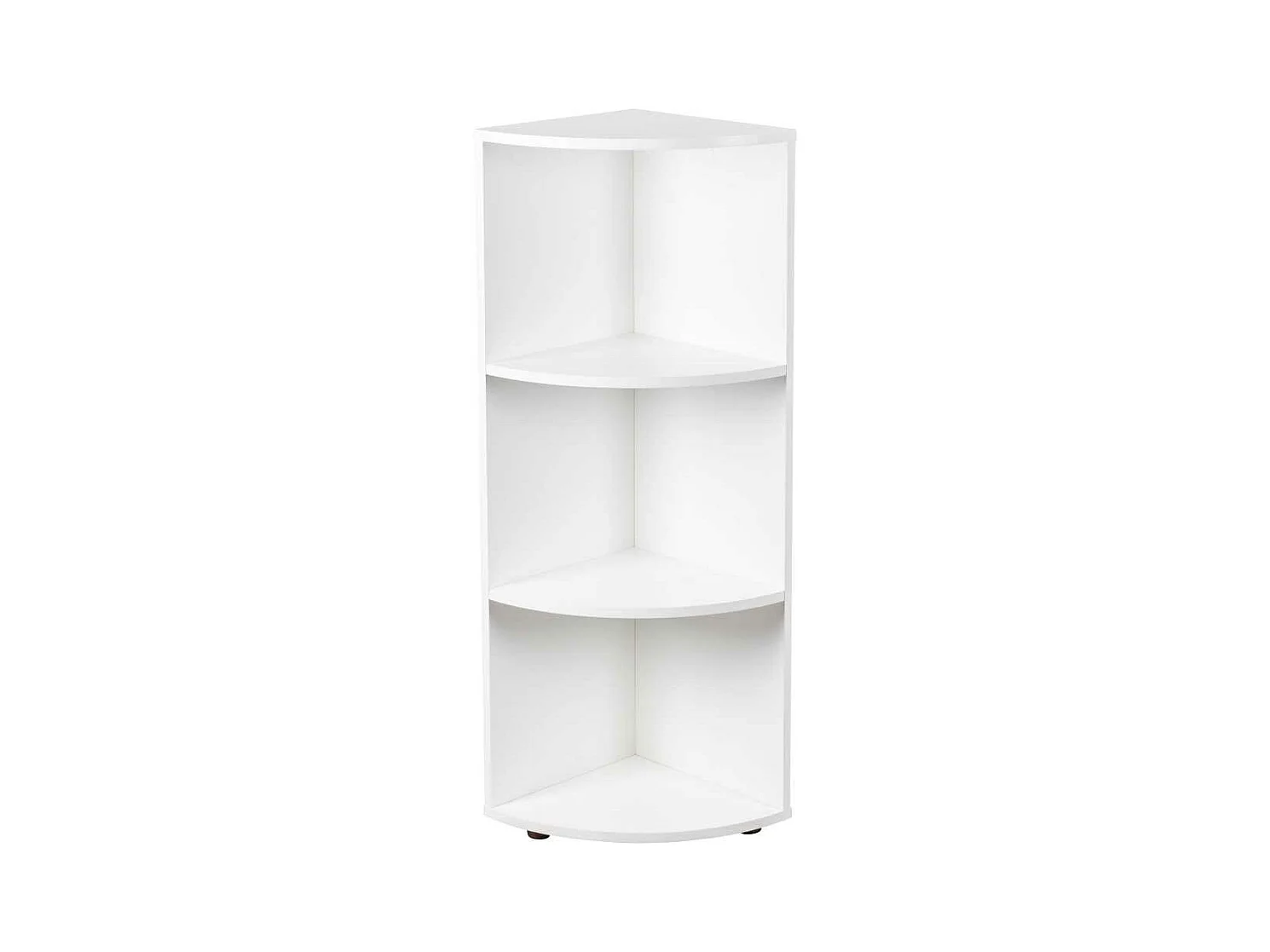 Étagère d'Angle 3 Niveaux "Jake" 110cm Blanc
