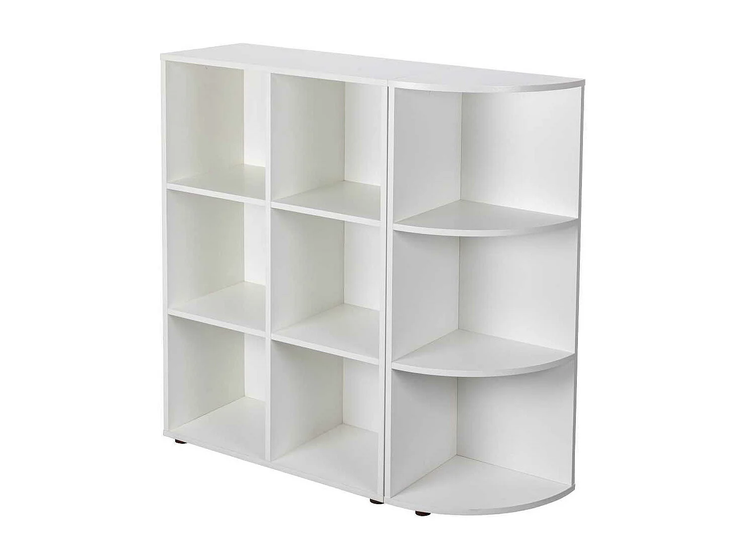 Étagère 6 Cases "Jake" 110cm Blanc