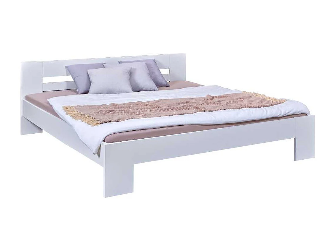 Annik lit 180x200cm blanc.