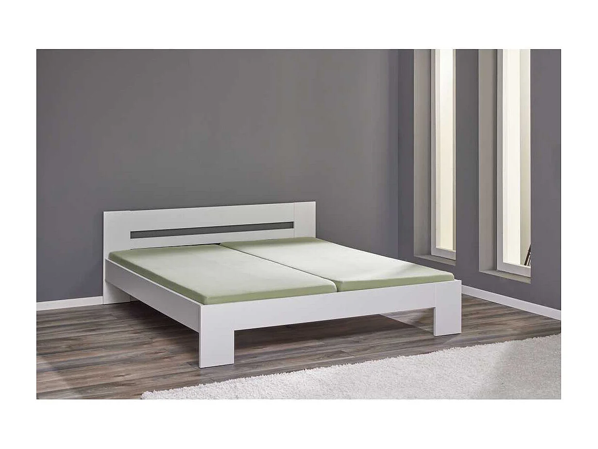 Annik bed 180x200cm wit.