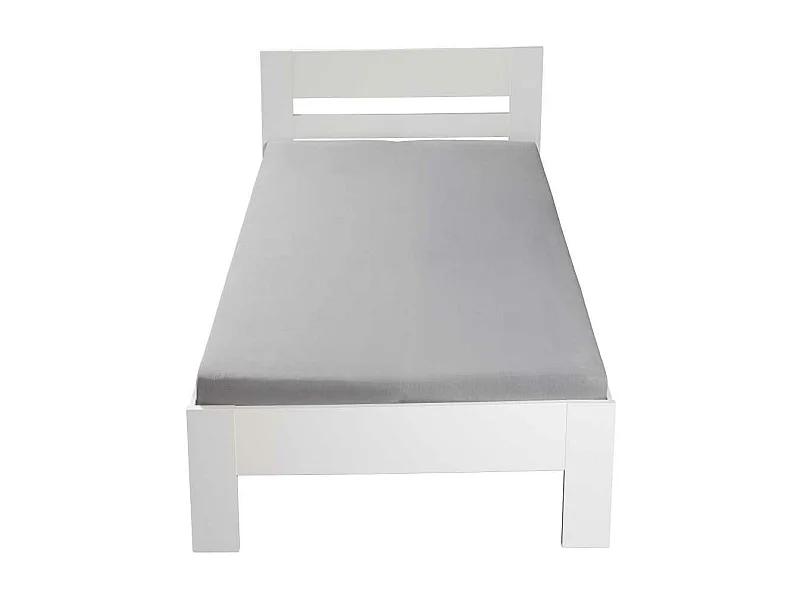 Annik lit 90x200cm blanc.