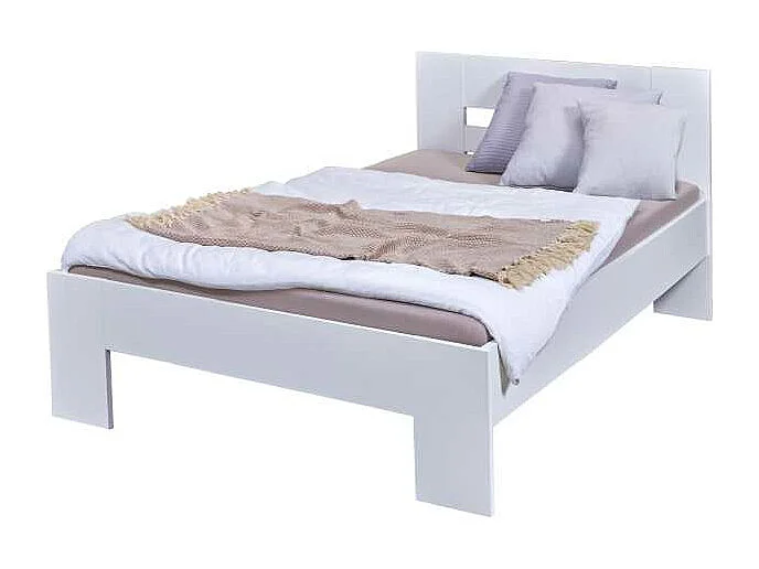 Annik lit 90x200cm blanc.