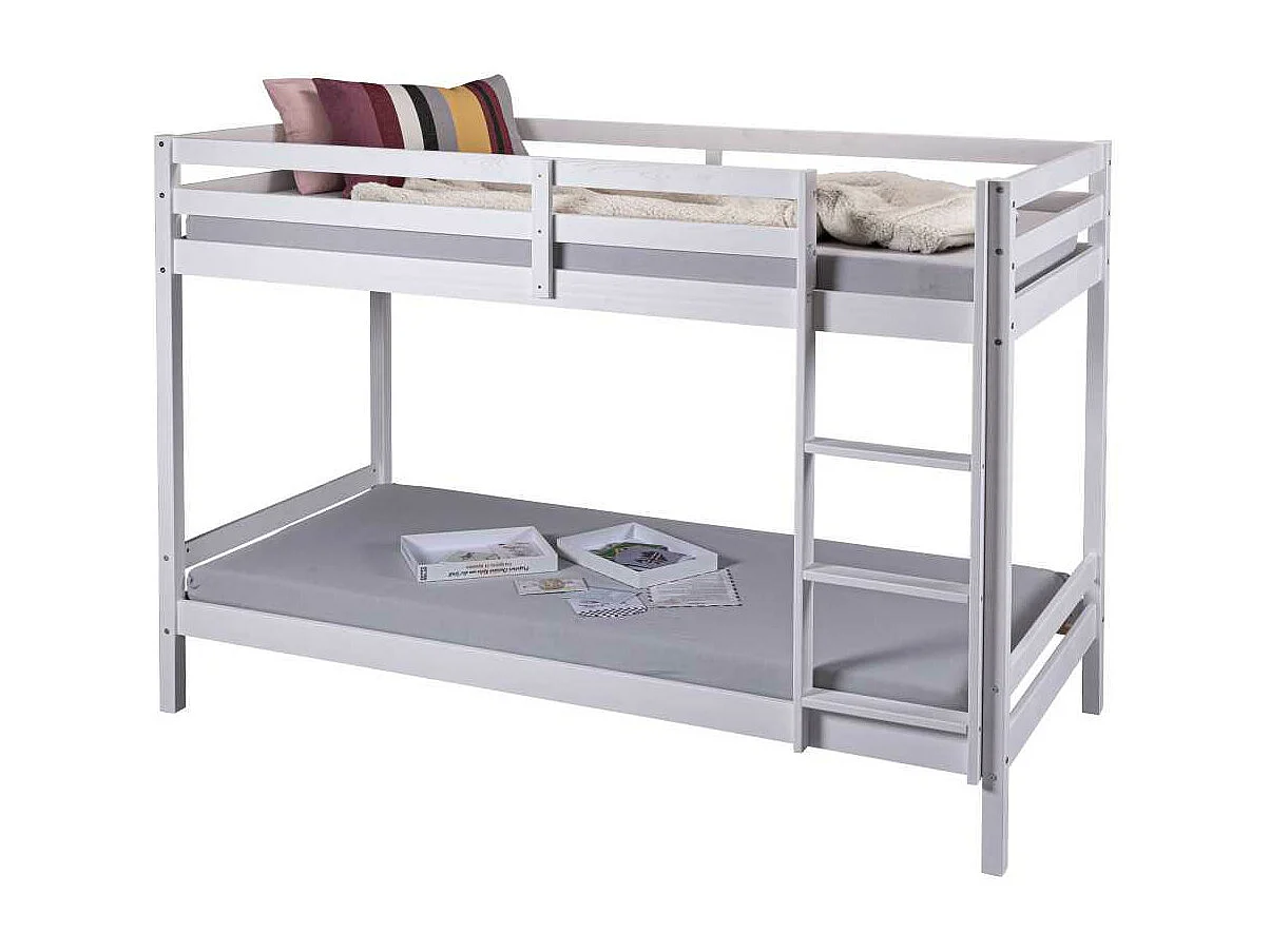 SweetDream lit superposé 90x200cm blanc.