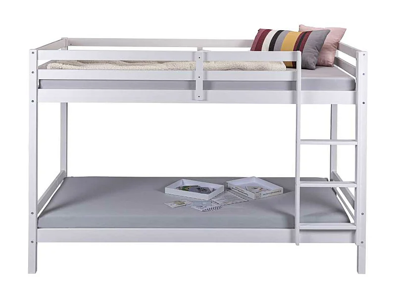 SweetDream lit superposé 90x200cm blanc.