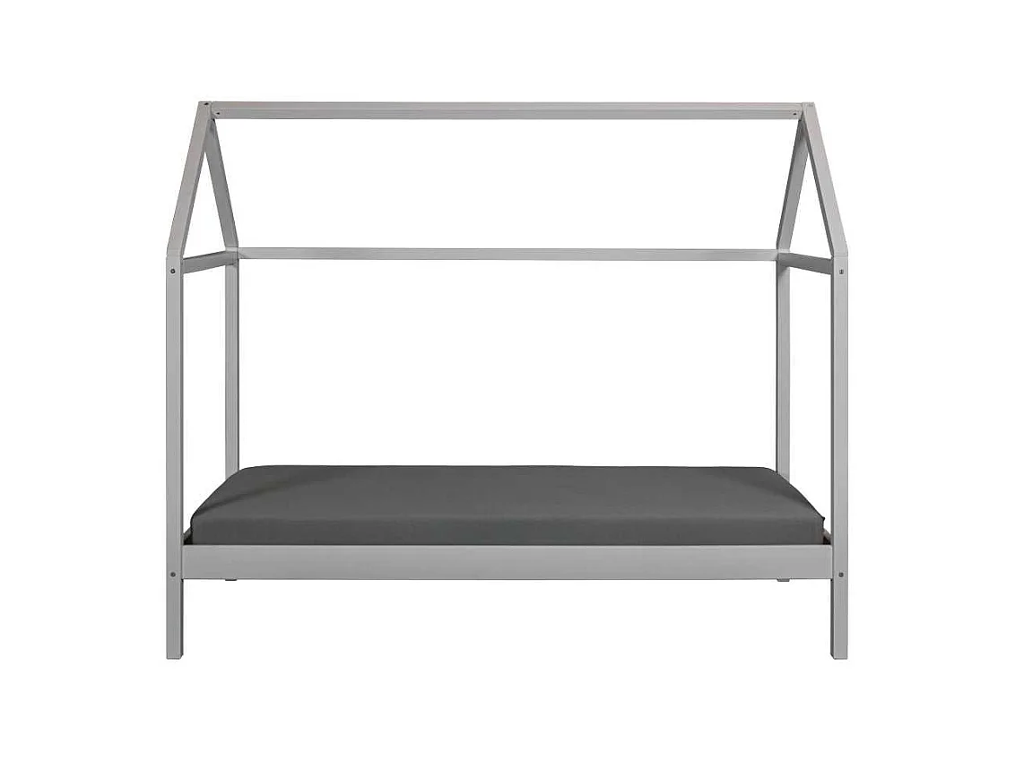 SunRoad lit maison, 90x200cm gris.