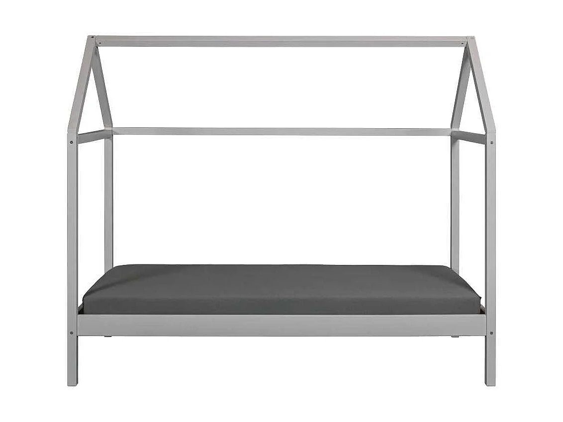 SunRoad lit maison, 90x200cm gris.