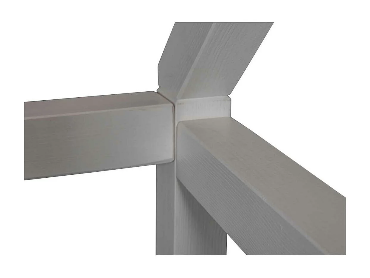 SunRoad lit maison, 90x200cm gris.