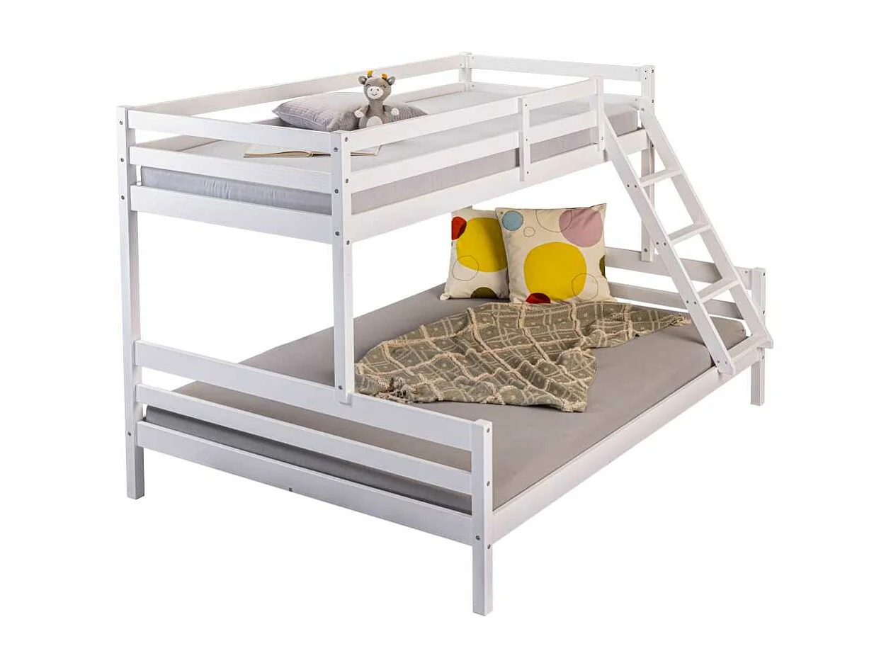 SleepyCloud lit superposé 90x200cm, 140x200cm blanc.