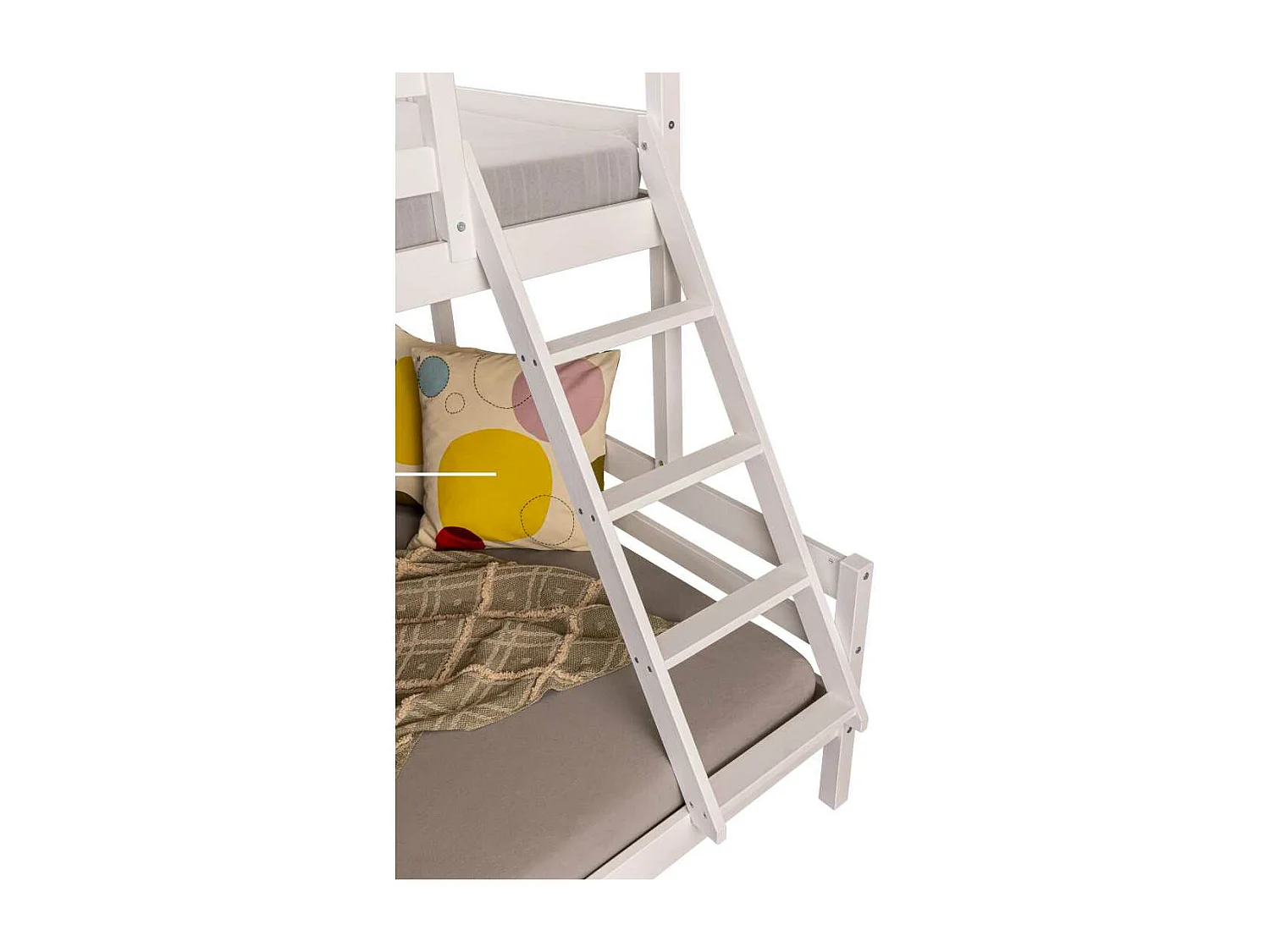 SleepyCloud stapelbed 90x200cm, 140x200cm wit.