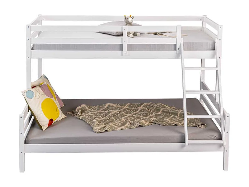 SleepyCloud lit superposé 90x200cm, 140x200cm blanc.